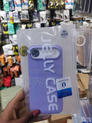 Saxas iPhone 17 Air Pc Hybrid Liquid Jelly Phone Case -Purple - thumbnail 2