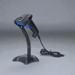 Usb Wired Laser Barcode Scanner With Stand Strong Durable Performance