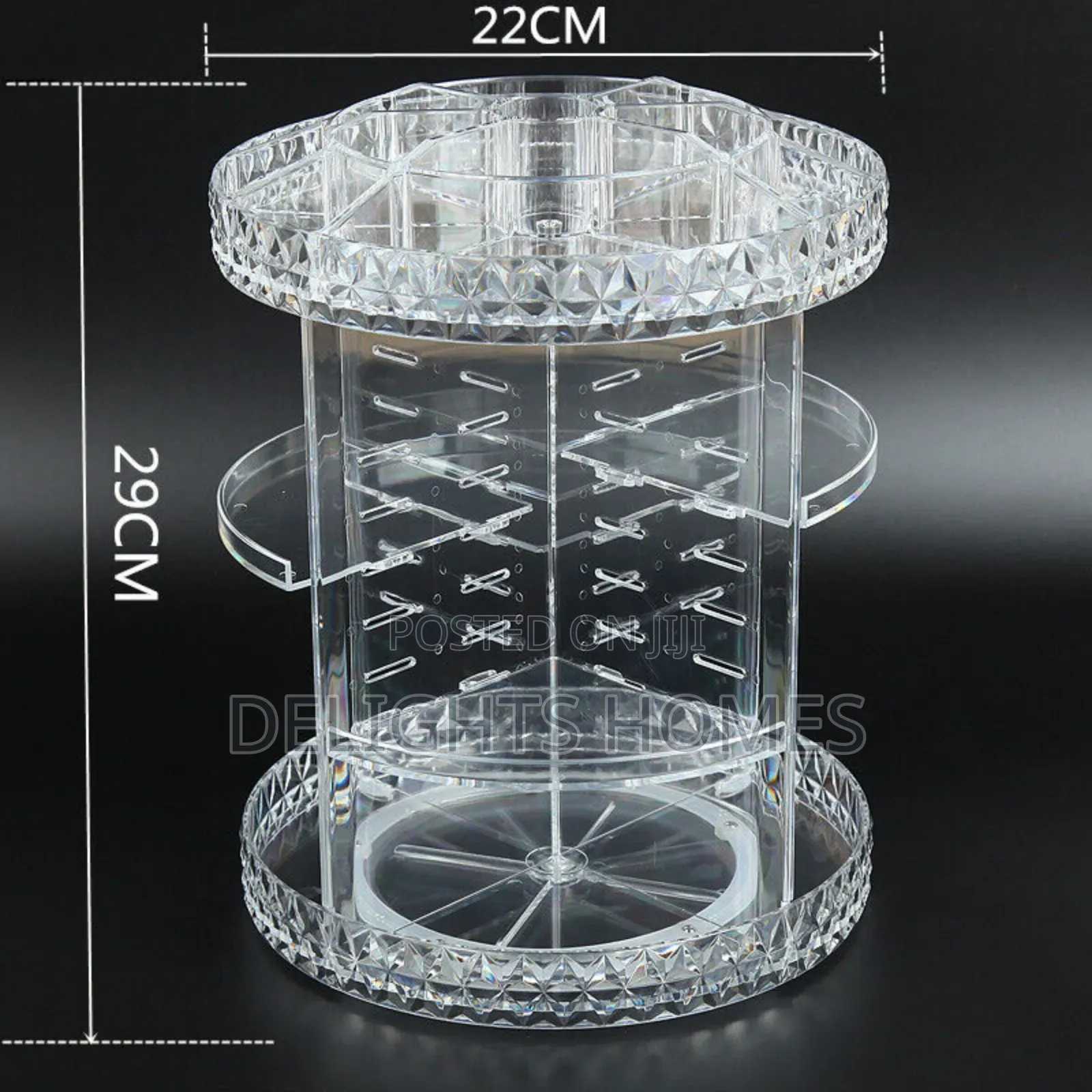 Acrylic 3600 Rotating Cosmetic Organizer-P