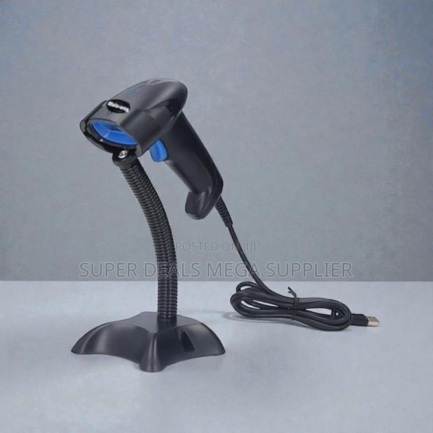 Usb Laser Barcode Scanner With Stand Easy Setup and Top Quality Scan