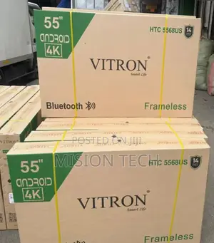 Vitron 55-Inch Uhd Smart Android Frameless Tv *