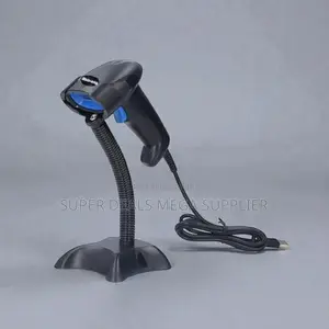 Handheld Usb Barcode Scanner With Stand No Maintenance Long Lasting