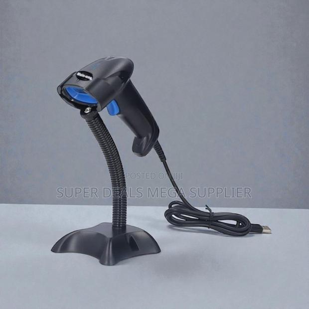 Usb Wired Laser Scanner With Stand Reliable Quality High Performance