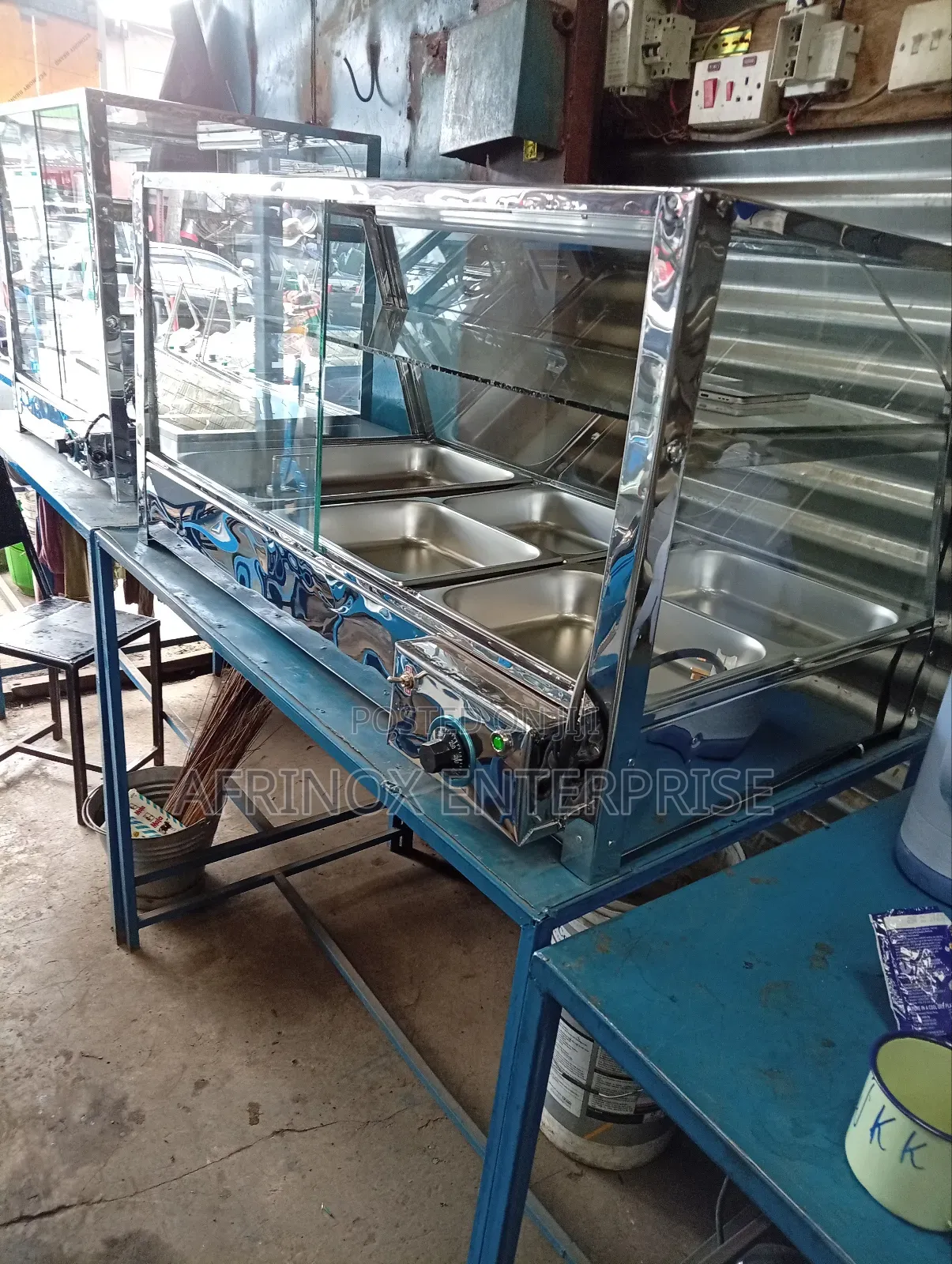 5 Trays Chips and Snacks Warmer Display