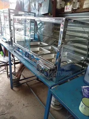 5 Trays Chips and Snacks Warmer Display