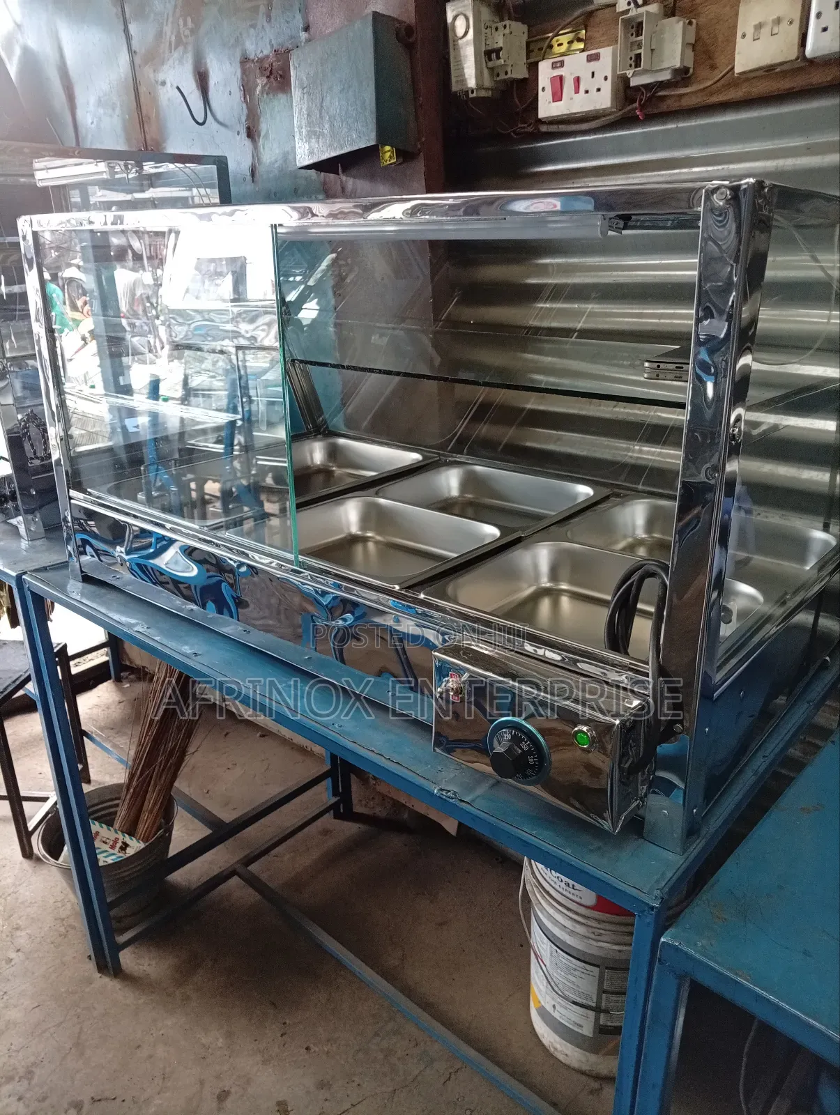5 Trays Chips and Snacks Warmer Display