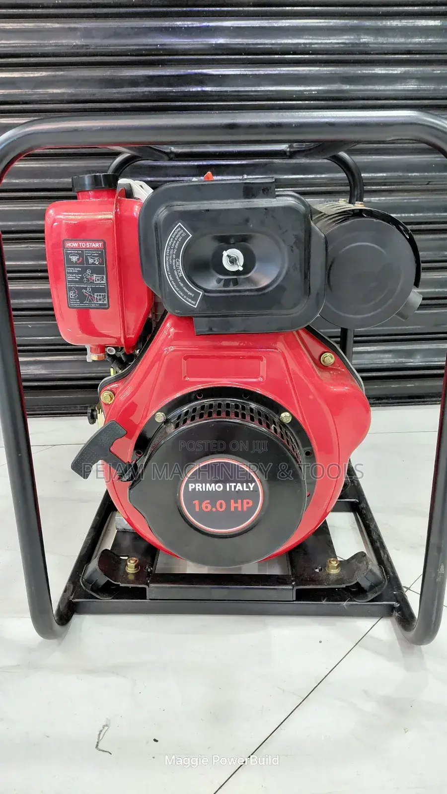 Primo Italy Hl100zdhp 4" High Pressure Diesel Water Pump.
