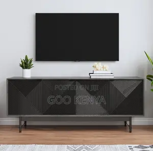 Home Tv Cabinet;High-End Living Room Tv Unit With Modern Line Detail