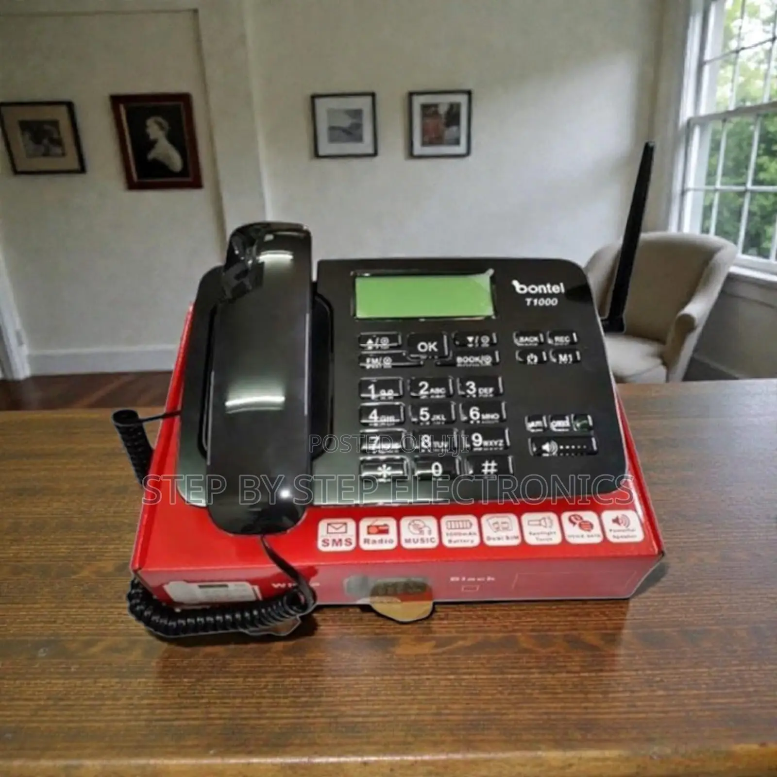 Clear Audio Dual Sim Bontel T1000 GSM Wireless Landline Desktop Phone