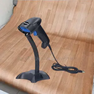 Usb Wired Handheld Laser Scanner With Stand Enhanced Quality Build