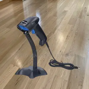 Fast Barcode Scan Usb Wired Handheld Laser Scanner Reader With Stand