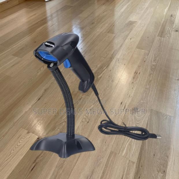 Fast Barcode Scan Usb Wired Handheld Laser Scanner Reader With Stand