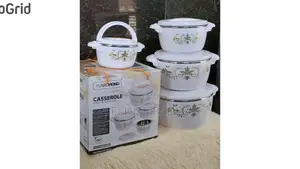 Executive White Casserole Hot Pots