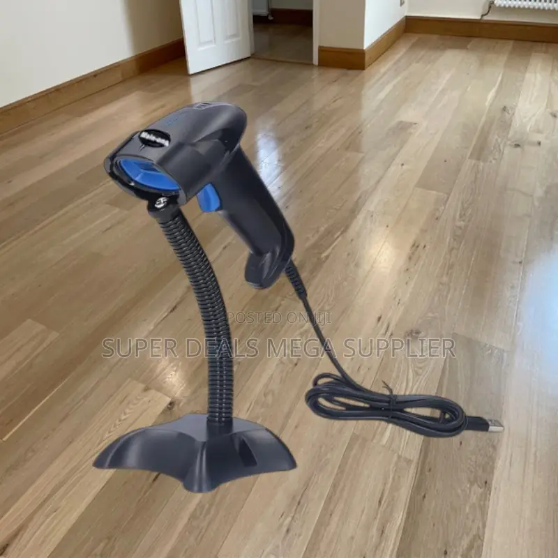 Usb Handheld Laser Barcode Scanner Reader With Stand for Pos Systems