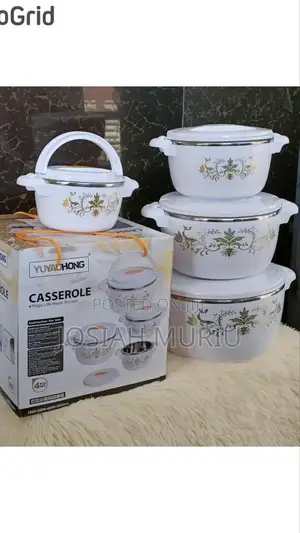 Casserole 4pcs White (Casserole) Hotpots Set