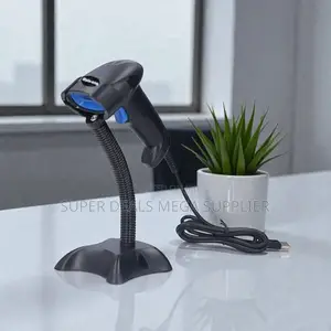 Usb Wired Handheld Laser Scanner With Stand and Wide Compatibility