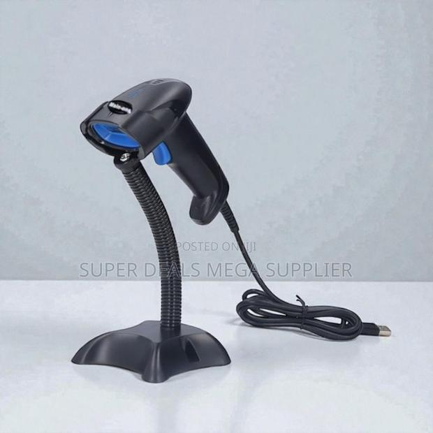 Usb Handheld Laser Barcode Scanner With Stand and Ergonomical Handle