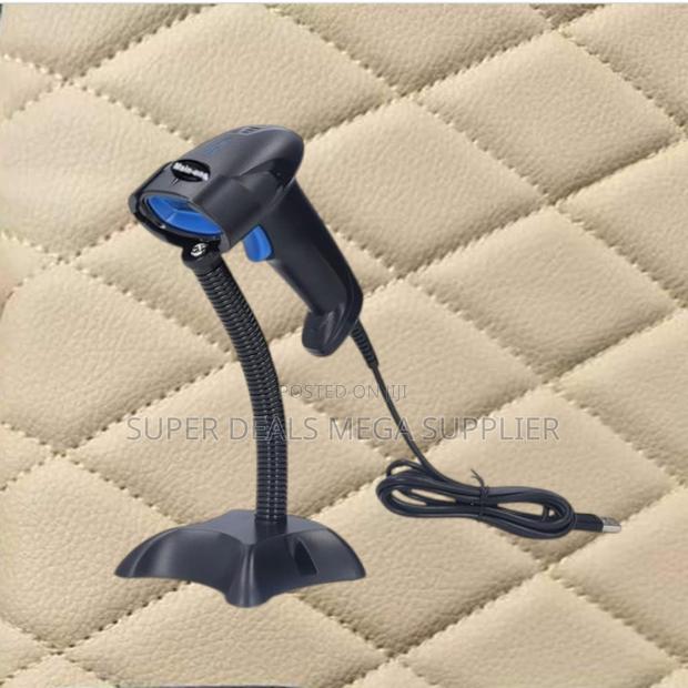 Usb Wired Handheld Barcode Scanner With Stand and Lightweight Design