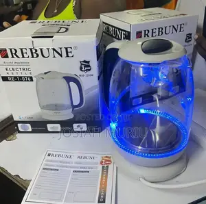 *Rebune 1.7ltrs Glass Kettle