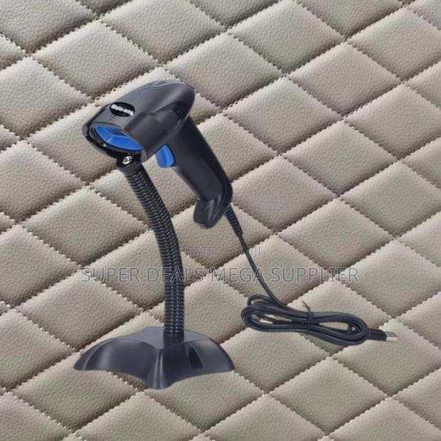 Usb Handheld Laser Barcode Scanner With Stand and Superior Accuracy