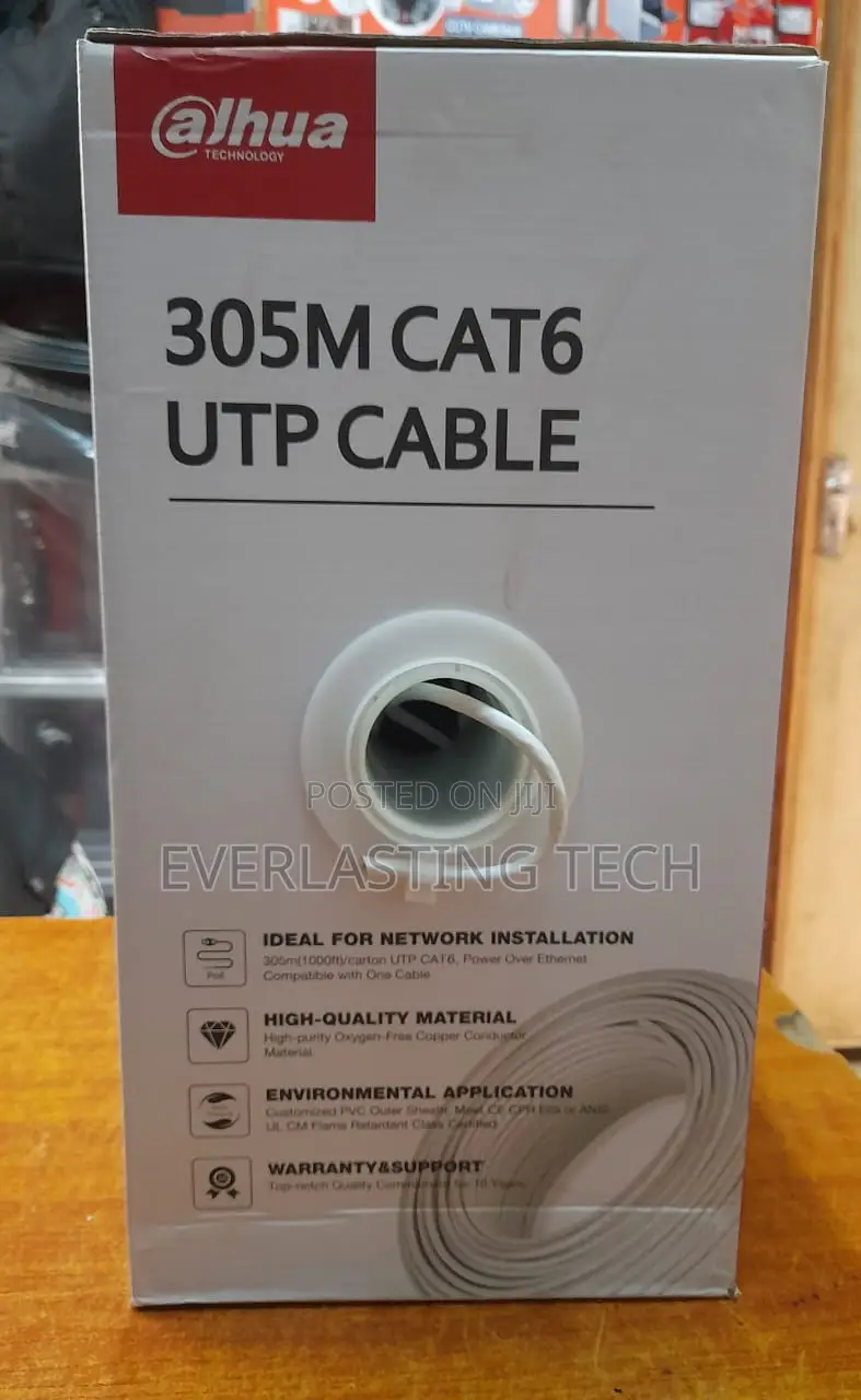 Dahua Utp Cat6 Full Copper Indoor Cable 305m