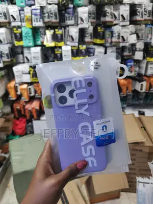 Fyase iPhone 17 Pro Max Pc Hybrid Liquid Jelly Phone Case -Purple