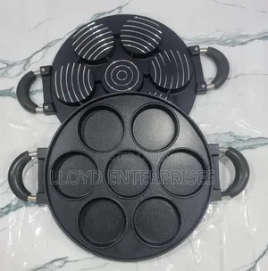 Die Cast Iron 7 Slot Cup Cake Pan