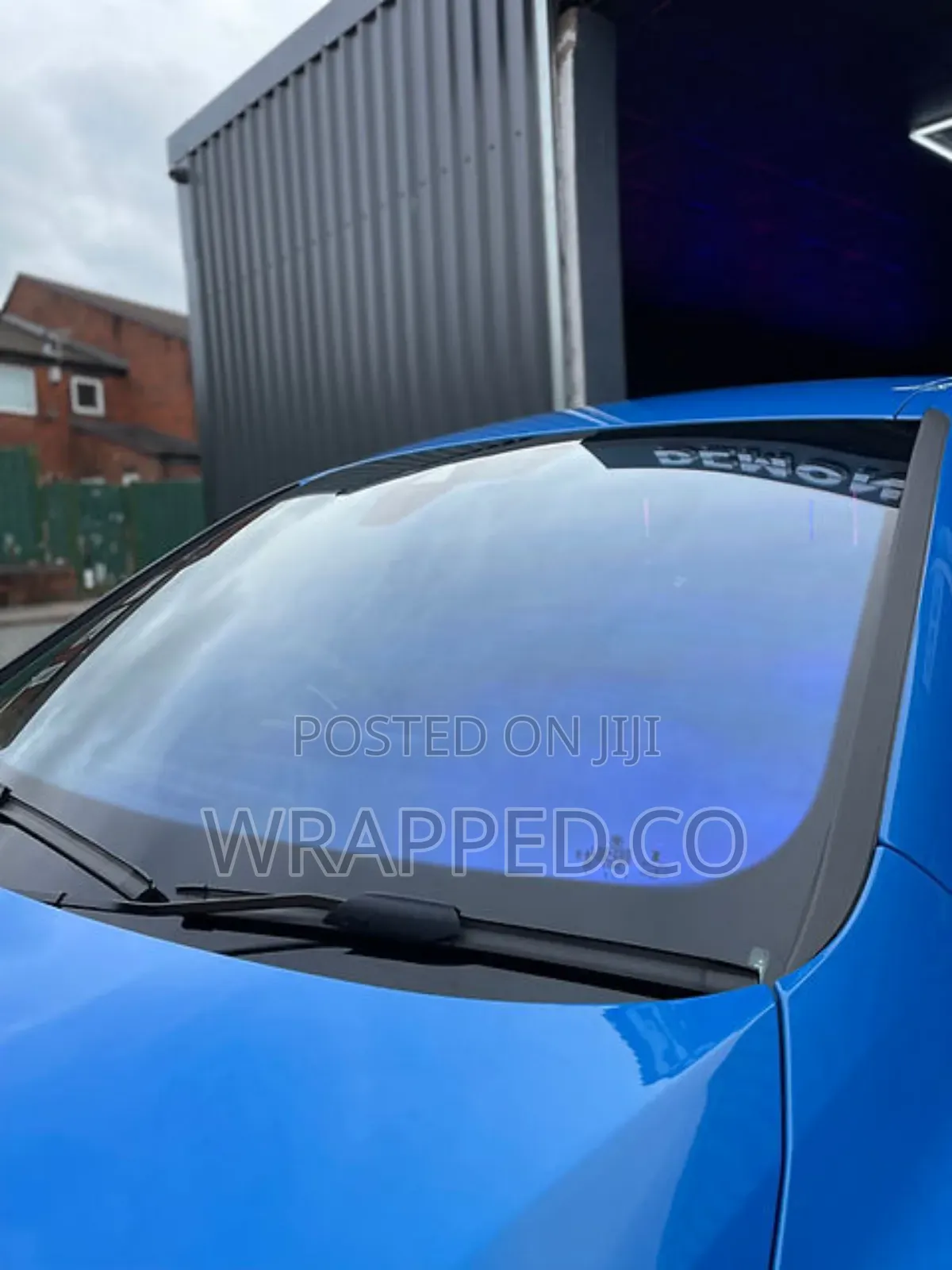 Pure Blue Chameleon Tint Installation | Premium Windshield Tint
