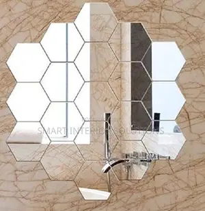 Adhesive Hexagonal Mirrors