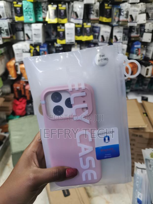 Wincer iPhone 17 Pro Pc Hybrid Liquid Jelly Phone Case -Pink