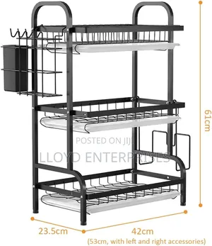 Metallic Dish Drainer