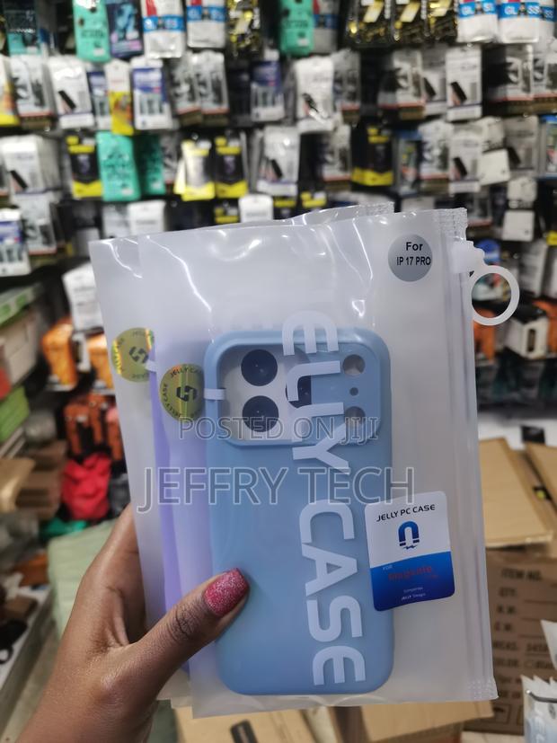 Osmos iPhone 17 Pro Pc Hybrid Liquid Jelly Phone Case-Blue - main view