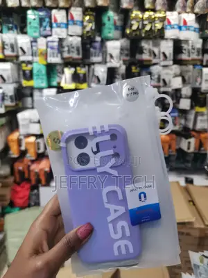 Nesxee iPhone 17 Pro Pc Hybrid Liquid Jelly Phone Case -Purple