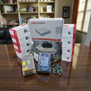Hikvision 8 Cameras 1080p Full Hd System With Built in Infrared Leds
