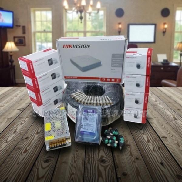 Full System Kit 8 Hikvision Cameras 2mp With Android and Ios Support