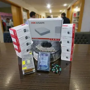 High Storage Capacity Hikvision 8 Security Cameras With Night Vision