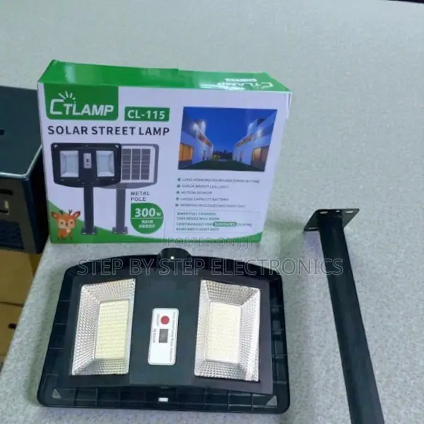 Durable Waterproof Ctlamp 300w Double-Sided Motion Sensor Solar Light