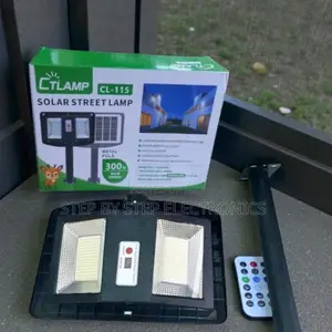 Heavy-Duty Ctlamp 300w Solar Street Light Lamp With Sensor Mode