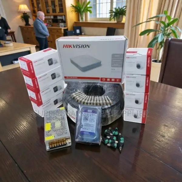 Multi Device Access Hikvision 8 Cameras Kit With High Storage Capacity