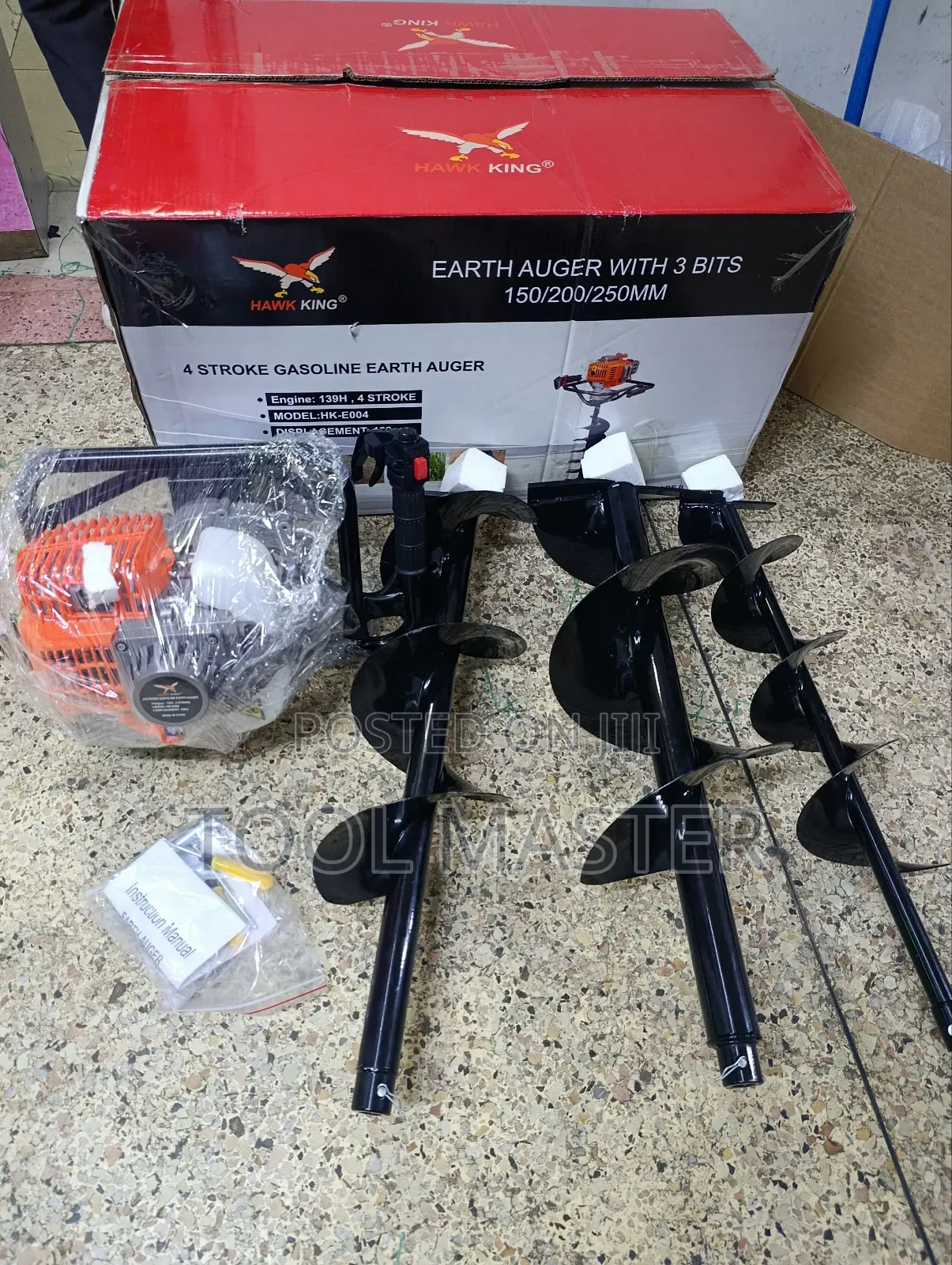 Heavy Duty Earth Auger Petrol Engine