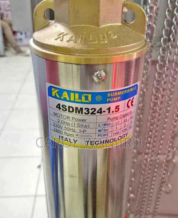 2hp Electric Submersible Water Pump 149m Max Head