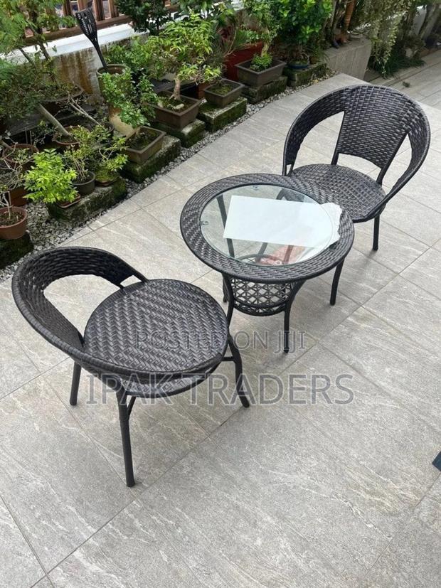 Executive 2 Seater Outdoor/Balcony Set Fully Metallic - thumbnail 2