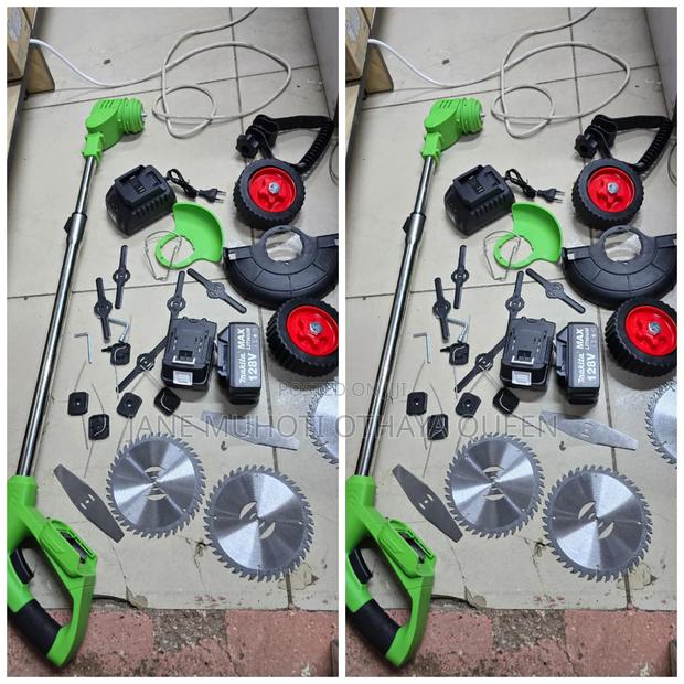128v Cordless Brush Cutter With 15blades Set