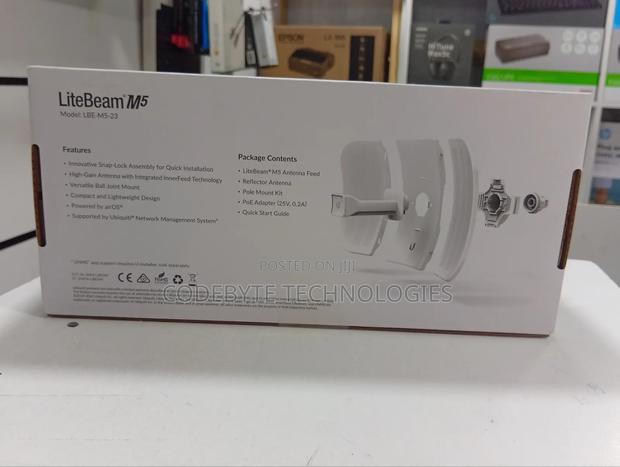 Ubiquiti Airmax Litebeam M5 23dbi Wireless Cpe (Lbe-M5-23) - thumbnail 4