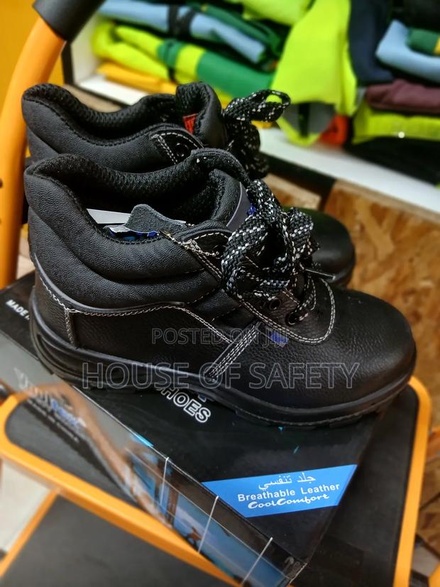 Double-Density Black Outsole for Durability Safety Boot - thumbnail 2