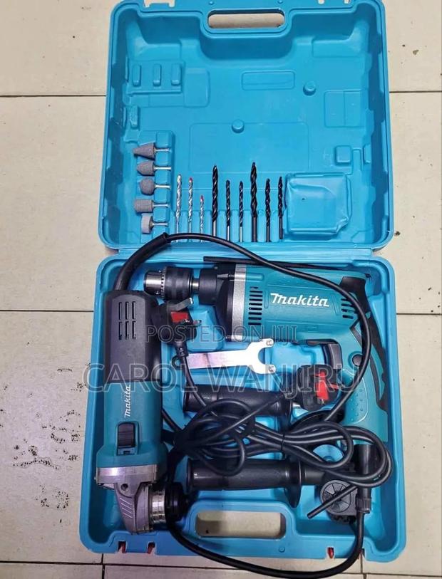 Makita Combo Angle Grinder and Dril - main view
