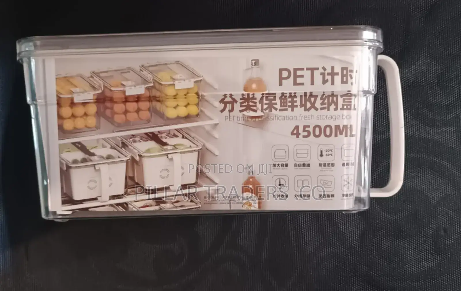 Acrylic Fridge Food Storage Container Set