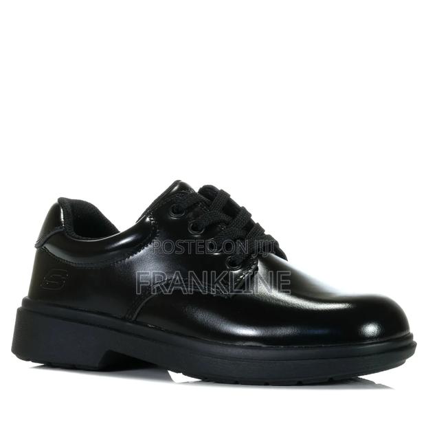 Premium Black Leather School Shoes – Durable And Comfortable