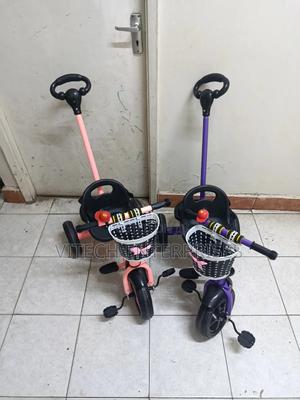 Tricycle With Push Handle - thumbnail 2