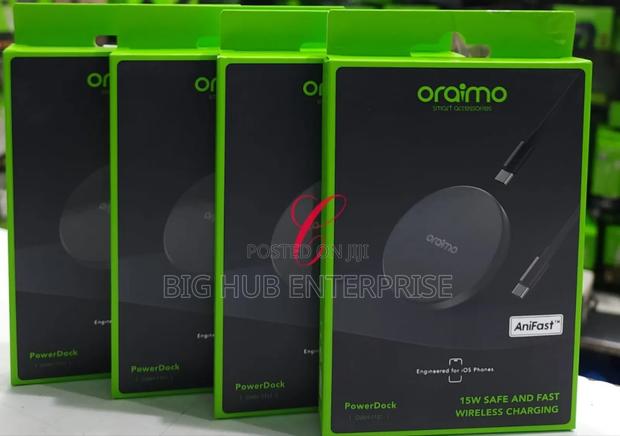 Oraimo Powerdock Owh-1151 15w Wireless Charging Pads- Black